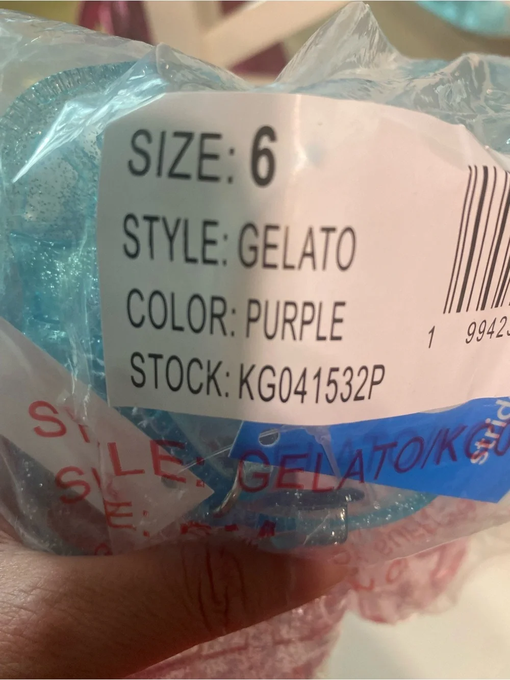 Stride Rite Baby Gelato Purple Jelly Shoes
